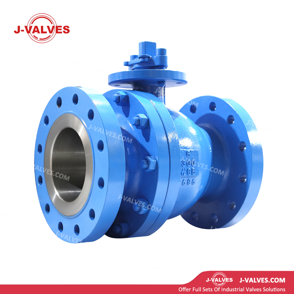 Quality Industrial Valve Product Made in China J-Valves Control Gas Carbon Steel WCB 6'' 300LB 2PC Flanged Floating Ball Valve