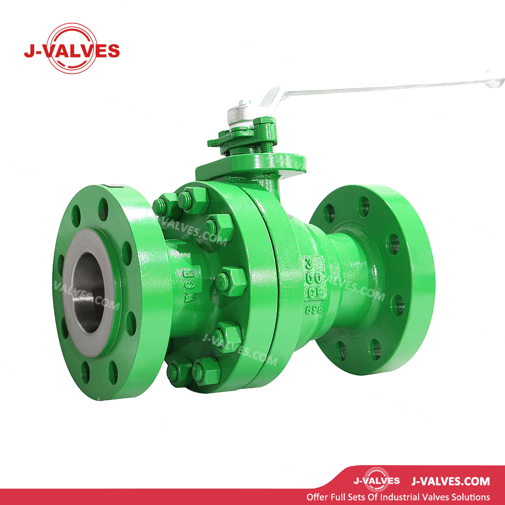 Quality Industrial Valve Product Made in China J-Valves Control Gas Carbon Steel 600LB 2PC Flanged Floating Ball Valve