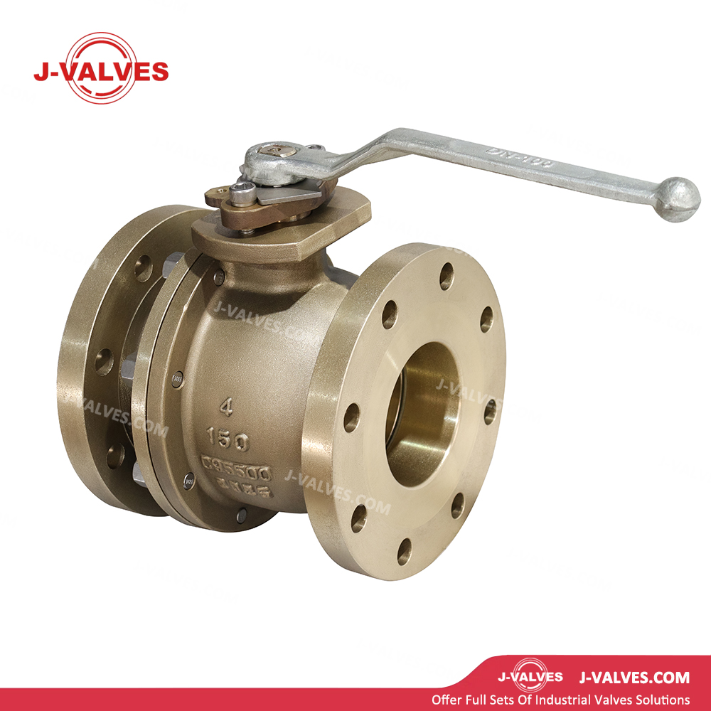 Bronze C95500 2PC 4′′ Flanged Floating Ball Valve 