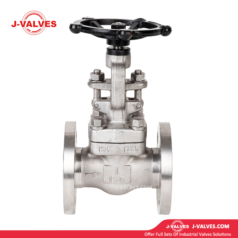 J-Valves China Forged Steel F304 Flange 1" DN25 150lb Gate Valve