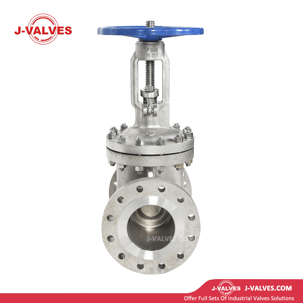 J-Valves China ASME/DIN/JIS 304/316 Flexible Wedge 300lb Flanged Rising Stem Stainless Steel Gate Valve with Handwheel Bevel Gear