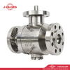 Quality Industrial Valve Product Made in China J-Valves Two Piece Flanged Forged Stainless Steel Reduce Bore 600LB F316/F304 Trunnion Mounted Ball Valve