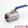 Stainless Steel 1PC Ball Valve With Reduce Port 1000WOG