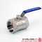 Stainless Steel 1PC Ball Valve With Reduce Port 1000WOG