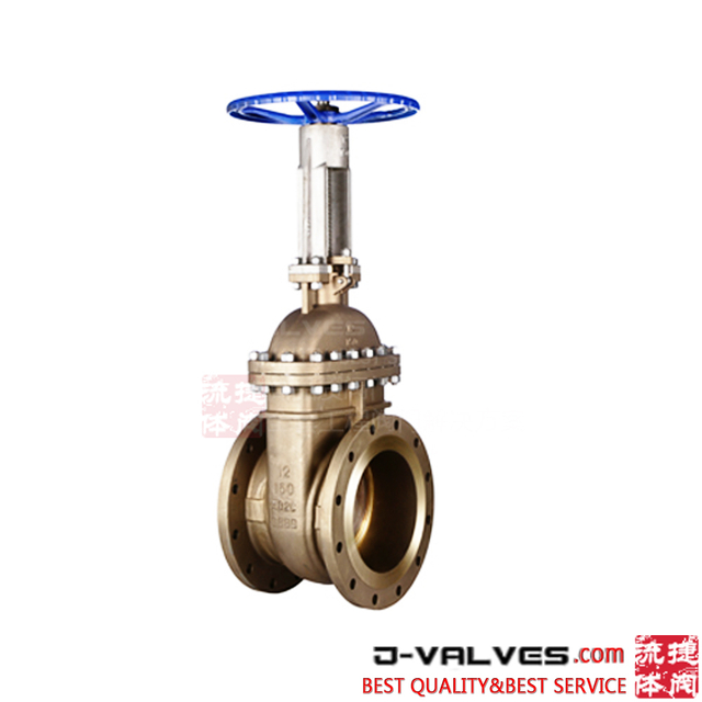 Industrial 150LB Flanged RF Aluminum Bronze C95800 Wedge Gate Valve