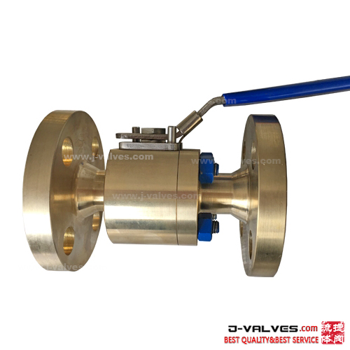 2-piece Full Port Forged Nickel Aluminum Bronze Floating Flanged Type Ball Valve