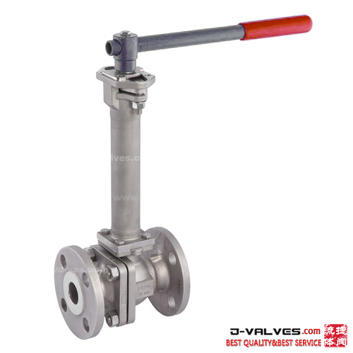 2 Piece Full Bore Stainless Steel Low Temperature Flanged Type Ball Valve