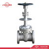 China-Made J-Valves 6inch ANSI Class 300 OS&Y Stainless Steel CF8M Handwheel Operation Flange RF Extended bonnet With drip tray Cryogenic Gate Valve