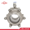 Quality Industrial Valve Product Made in China J-Valves Butt Weld End Stainless Steel 316 1000wog 3PC High Pressure Ball Valve