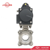 Quality Industrial Valve Product Made in China J-Valves High-Pressure CF8 Stainless Steel Three Piece 1000wog Pneumatic Flanged Ball Valve with Quick Release