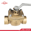2" 150LB C95800 Top Entry Threaded Floating Ball Valve Full Port Low Resistance Design