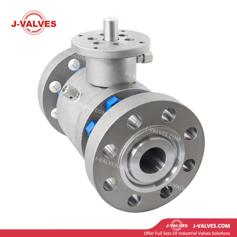 J-Valves China1500lb 2inch Forged Carbon Steel A105n Trunnion Mounted 3PC Flange End Ball Valve with Long Stem