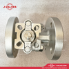 J-Valves China DIN 2PC Floating Flange End Pn16/25/40/64 Full Port Direct Mounting Pad Ball Valve