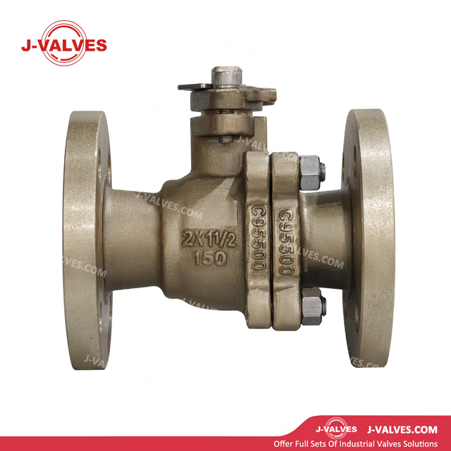 2x1 1/2" 150LB C95500 Floating Ball Valve