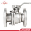 J-Valves China Stainless Steel CF8/CF8m 2PC Full Port End ANSI with Mounting Pad Ball Valve Flange