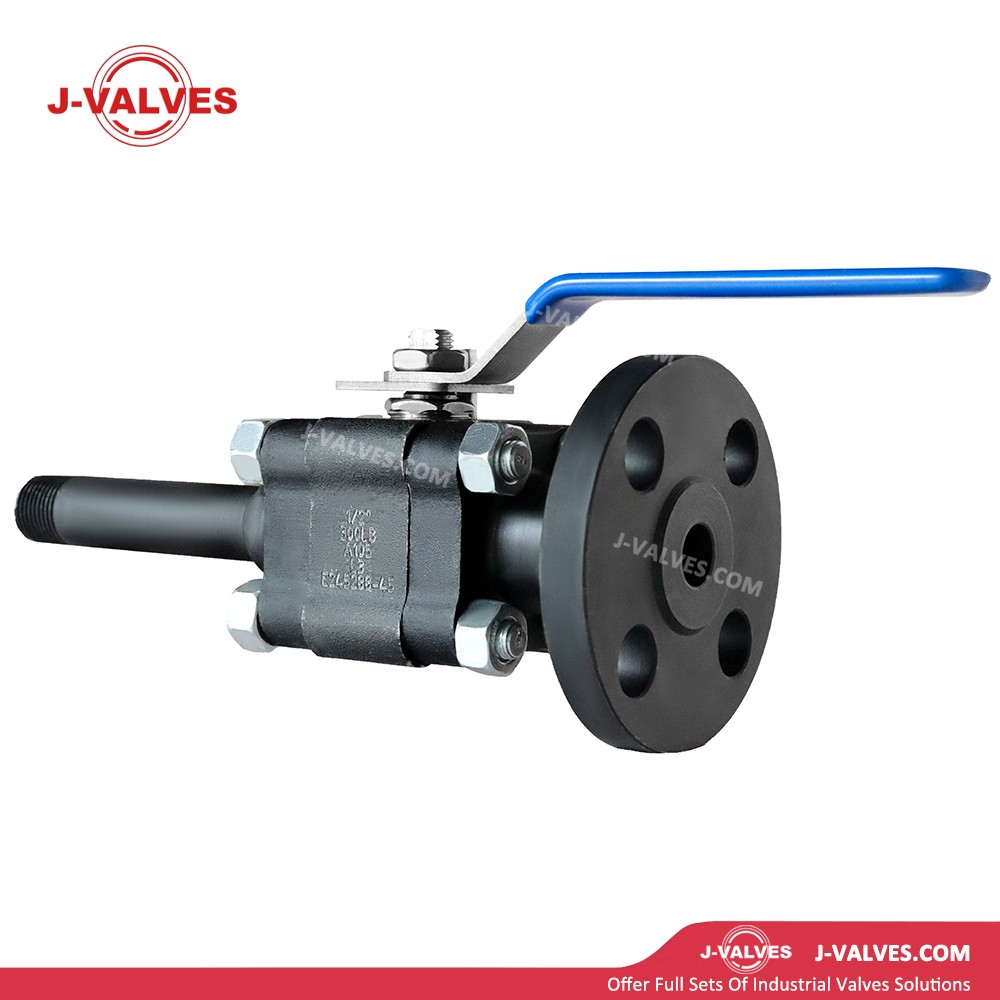 Quality Industrial Valve Product Made in China J-Valves Flange&Thread Extended Ends Carbon Steel A105 300LB 3PC Ball Valve