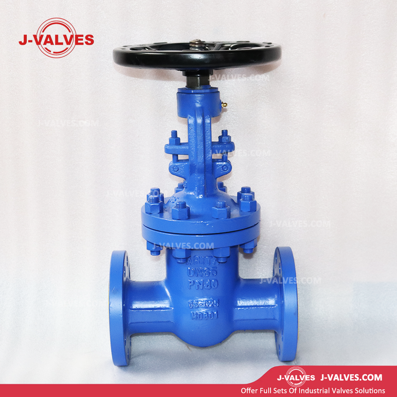 J-Valves China DIN DN100 SS304/316 Carbon Stainless Steel Price Flange Manual Gate Valve