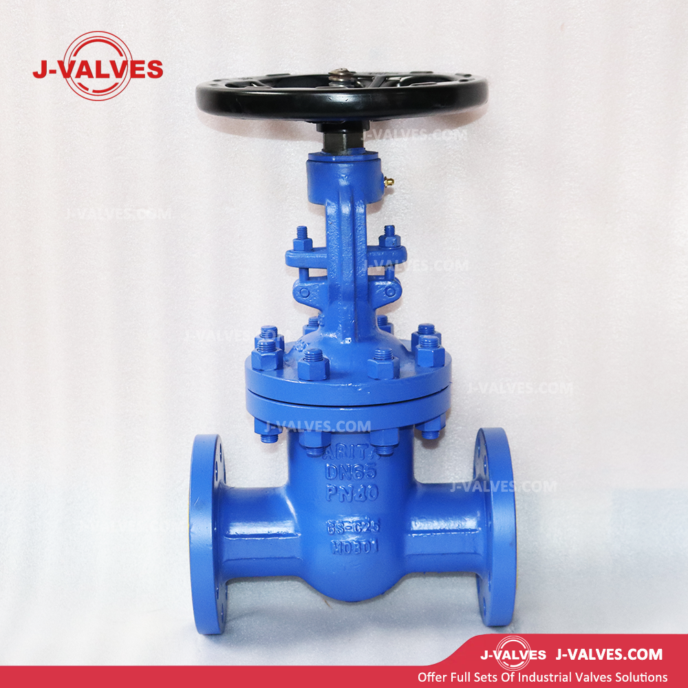 J-Valves China DIN DN100 SS304/316 Carbon Stainless Steel Price Flange Manual Gate Valve
