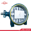DN2800 PN10 WCB Three Eccentric Flange Butterfly Valve
