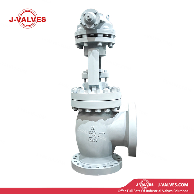 12"600LB LCC Low Temperature Right Angle Globe Valve