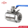 Quality Industrial Valve Product Made in China J-Valves 2'' 1000PSI Duplex Stainless Steel F51 Threaded End 2PC Ball Valve