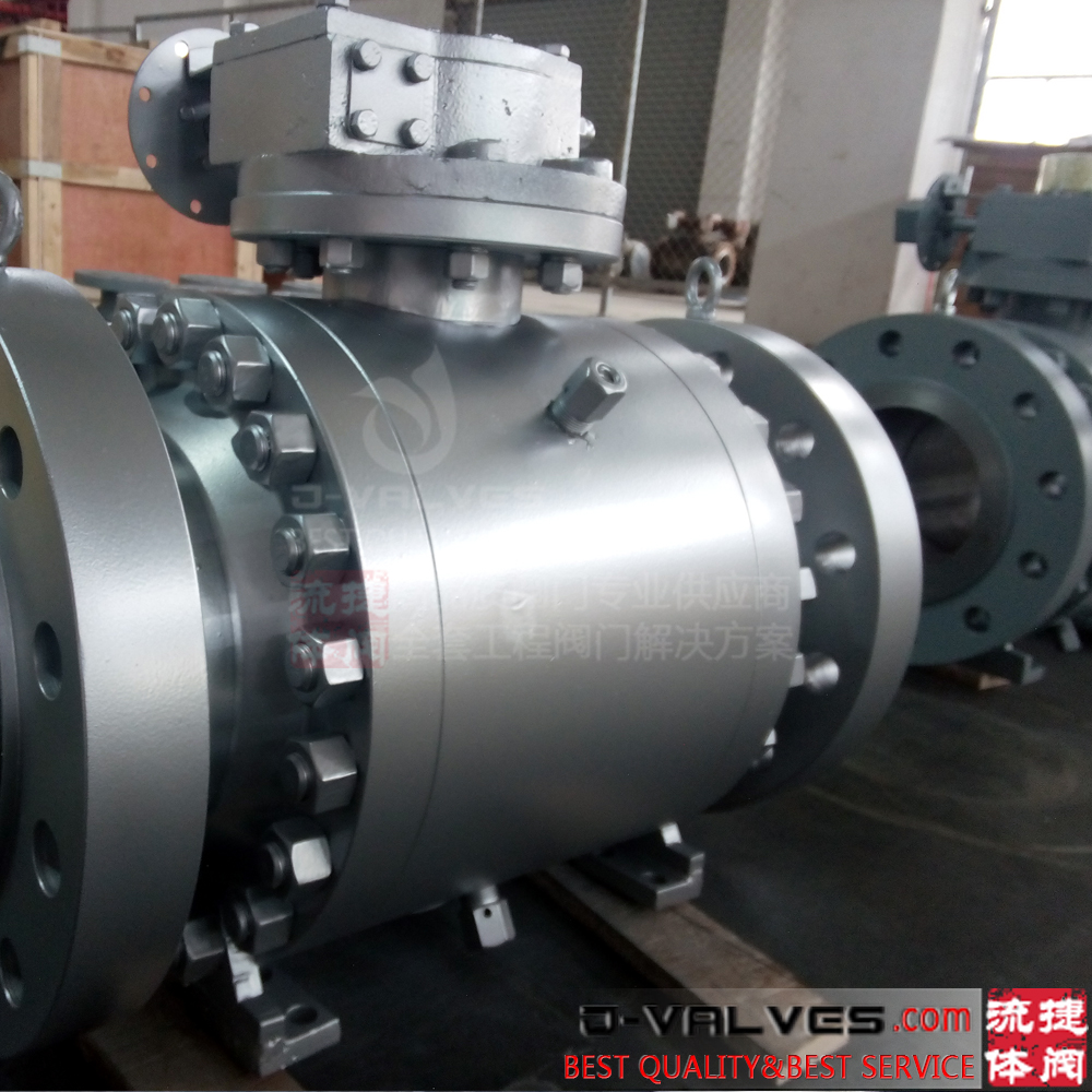 Forged Steel A105 Mounting Trunnion Ball Valve