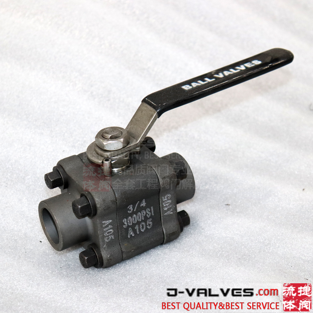 A105 3000PSI Socket Welding Forged Floating Ball Valve