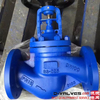 DIN Pn40 Pn16 F4 F5 Cast Steel Flanged Type RF Bellow Seal Globe Valve