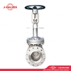 China-Made J-Valves 6inch ANSI Class 300 OS&Y Stainless Steel CF8M Handwheel Operation Flange RF Extended bonnet With drip tray Cryogenic Gate Valve