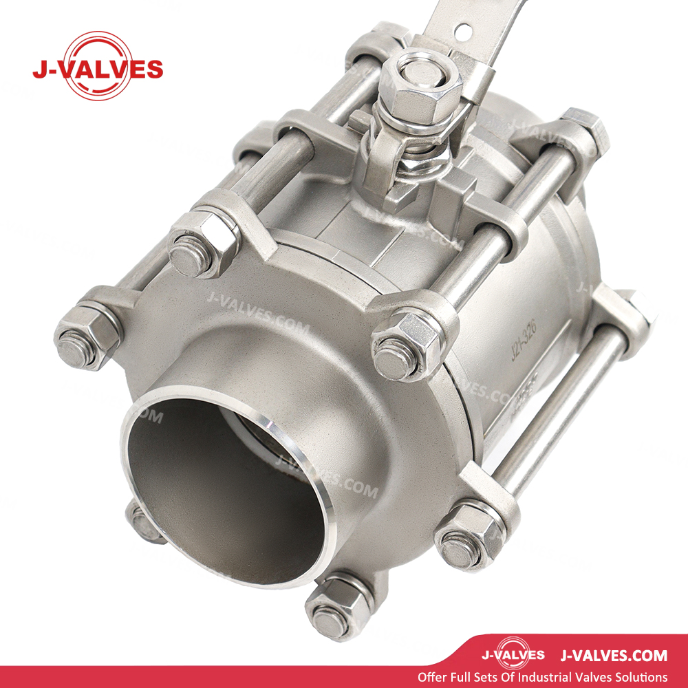 Quality Industrial Valve Product Made in China J-Valves Butt Weld End Stainless Steel 316 1000wog 3PC High Pressure Ball Valve