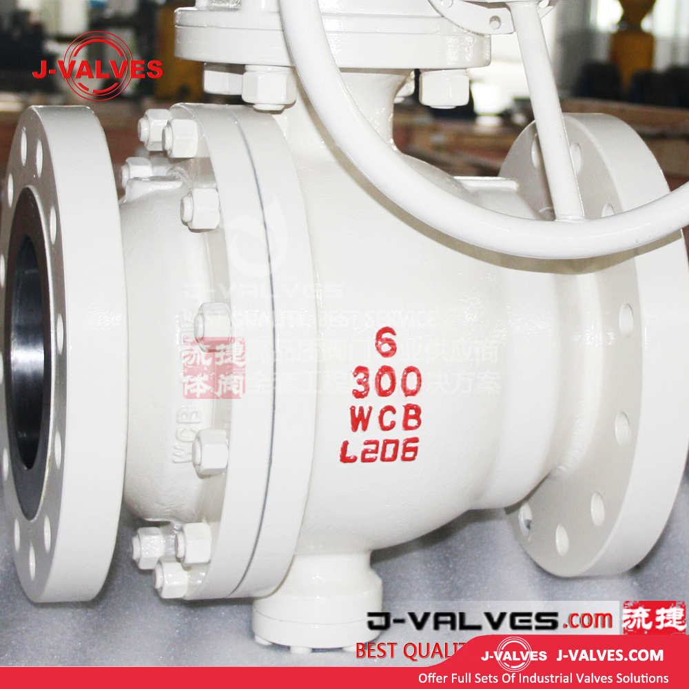 J-Valves China API6d 6‘ ’ 2PC Carbon/Cast/Stainless Steel Flange End Class Industrial Ball Valve