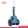 Quality Industrial Valve Product Made in China J-Valves 24'' 600LB RF Cast Cabon Steel WC6 Hydrodynamic Actuator Rising Stem Gate Valve