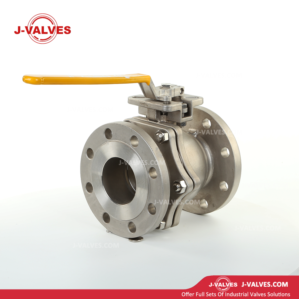 J-Valves China Stainless Steel CF8/CF8m ANSI 150 2PC Flange Manual/Electric /Pneumatic Solenoid Valve Ball Valve