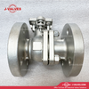J-Valves China DIN 2PC Floating Flange End Pn16/25/40/64 Full Port Direct Mounting Pad Ball Valve
