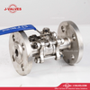 J-Valves Made in China 3PC Ball Valve Flange End Direct Mounting Pad 304/316 1000wog Ball Valve