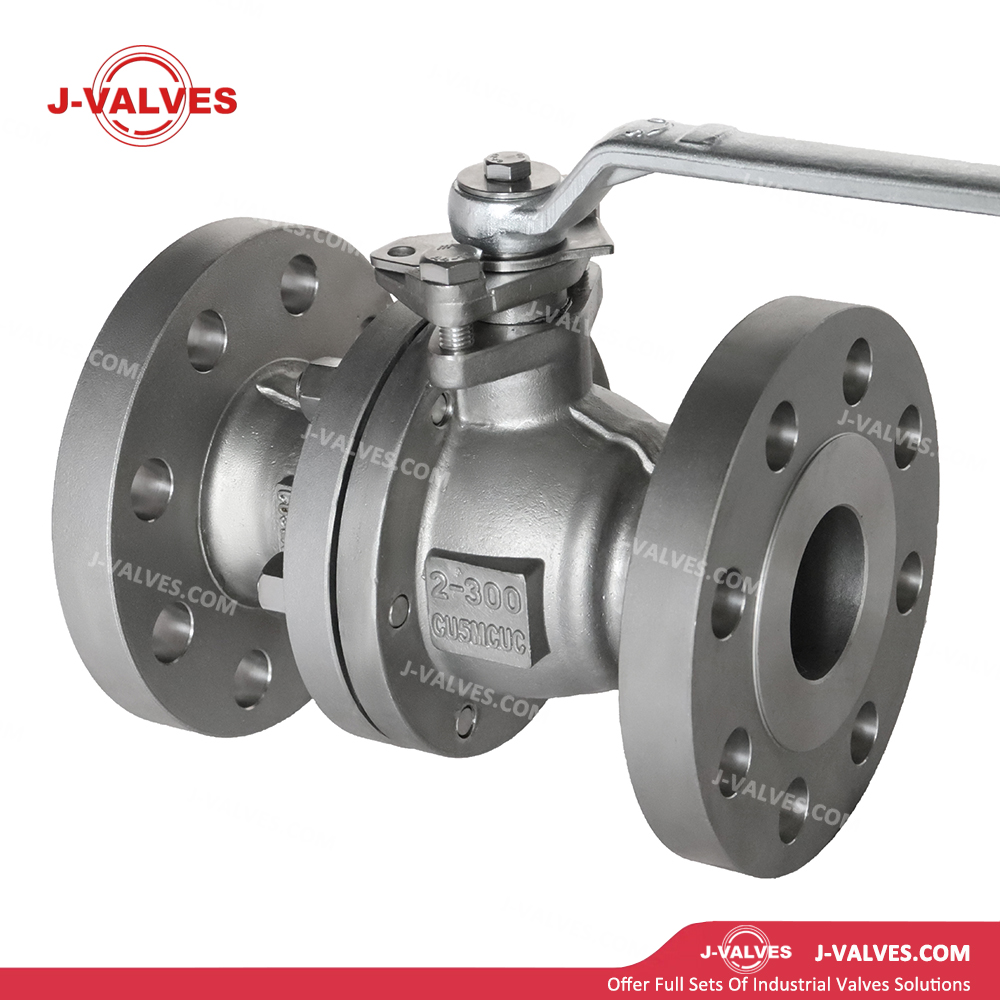 Quality Industrial Valve Product Made in China J-Valves Two Piece High Pressure DN50 CU5MCUC Flange End Nickel Alloy Ball Valve For Nuclear Power
