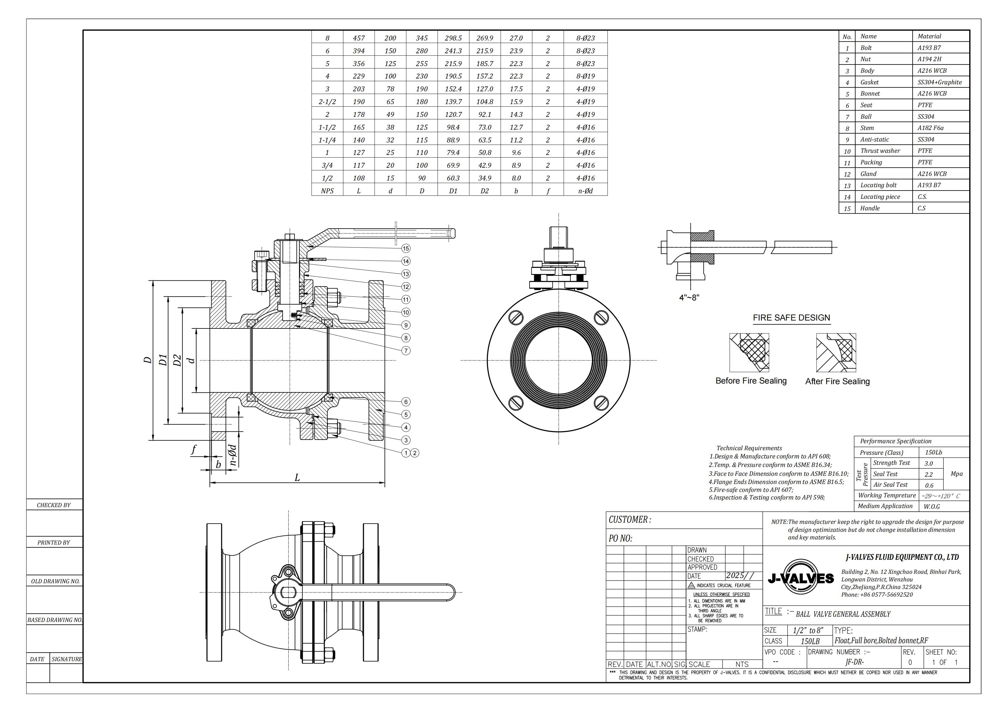 Floating ball valve