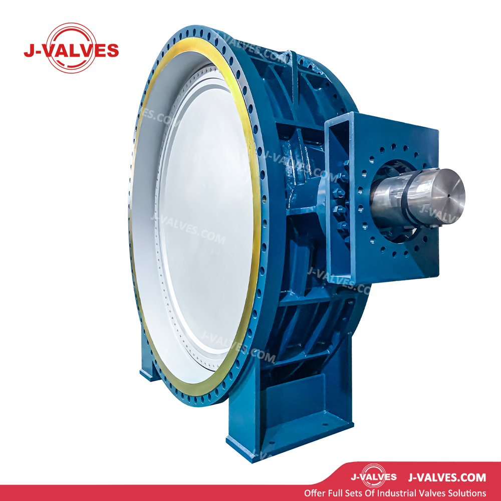 DN2800 PN10 WCB Three Eccentric Flange Butterfly Valve