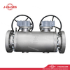 Quality Industrial Valve Product Made in China J-Valves 6′′ 600LB RTJ A105n Flanged End Carbon Steel/Duplex Stainless Steel DBB Ball Valve