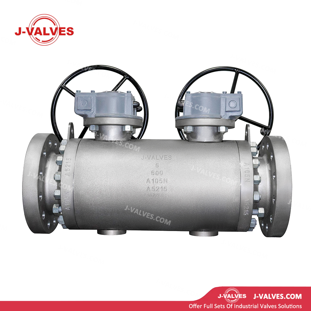 Quality Industrial Valve Product Made in China J-Valves 6′′ 600LB RTJ A105n Flanged End Carbon Steel/Duplex Stainless Steel DBB Ball Valve
