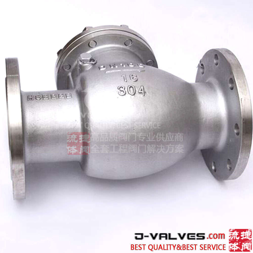 DIN Stainless Steel 304/316 Flange Swing Check Valve