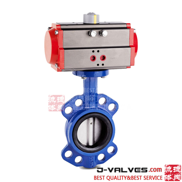 Cast Steel WCB Industrial Wafer Type Lug Butterfly Valve with Electric