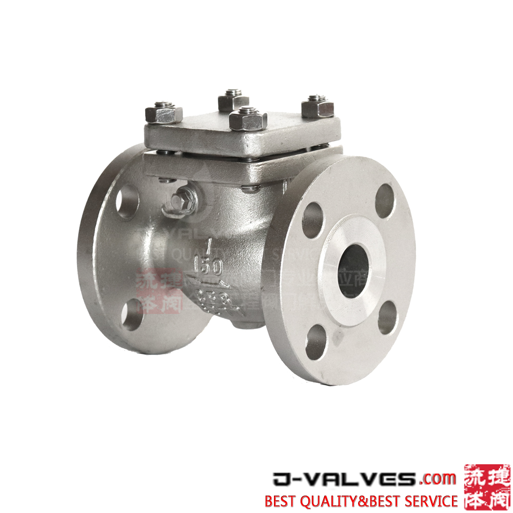 1inch 150LB Stainless Steel A351 CF8 Flange End Swing Check Valve