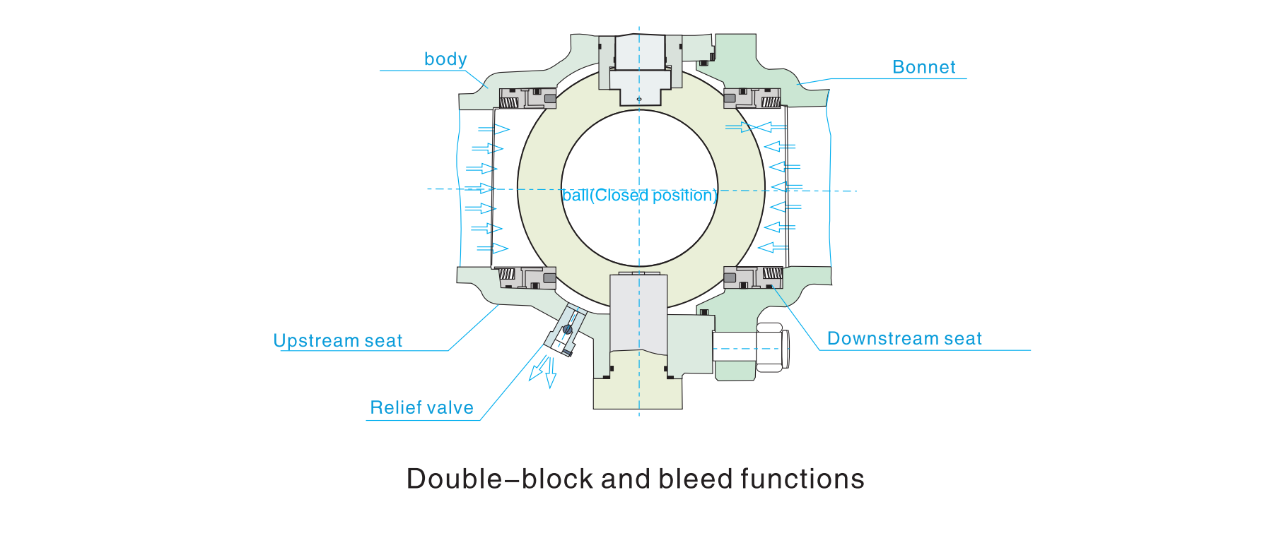 double block and bleed functions ball valves
