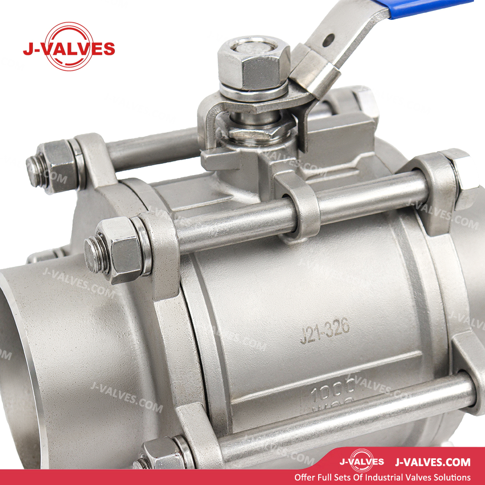 Quality Industrial Valve Product Made in China J-Valves Butt Weld End Stainless Steel 316 1000wog 3PC High Pressure Ball Valve