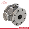 Quality Industrial Valve Product Made in China J-Valves Factory Direct High-Pressure Stainless Steel Flanged Jacketed Insulated Ball Valve