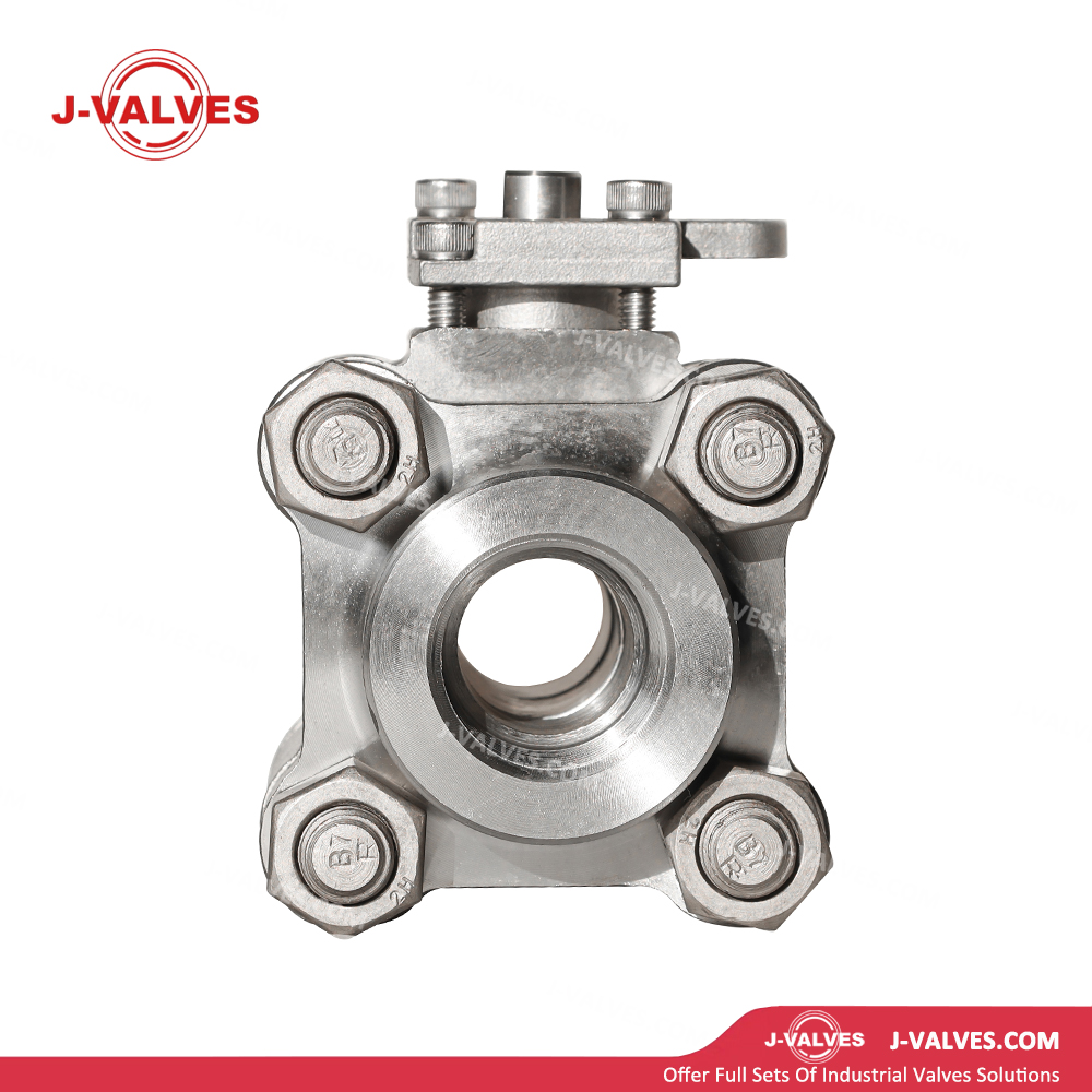 China-Made J-Valves F304L 3PC High Pressure Internal Thread Lever/Pneumatic/Electric Operation Floating Reduce Port Ball Valve
