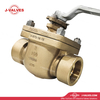 2" 150LB C95800 Top Entry Threaded Floating Ball Valve Full Port Low Resistance Design