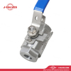 Quality Industrial Valve Product Made in China J-Valves 1/2'' 1000PSI Duplex Stainless Steel F51 Threaded End 3PC Ball Valve
