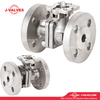 J-Valves China API/ISO/CE Wcb/304/316 150lb/300lb Floating/Fixed Type Full Bore Flanged Stainless Steel Ball Valves with ISO5211 High Mounting Pad with Lever Operated